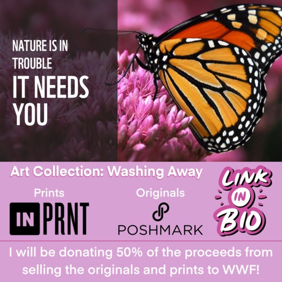 π Prints - Charity Collection: βWashing Awayβ Piece 1 - Amur Leopard π - Picture 8 of 8